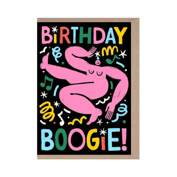 Birthday Booby Boogie Card by penny black