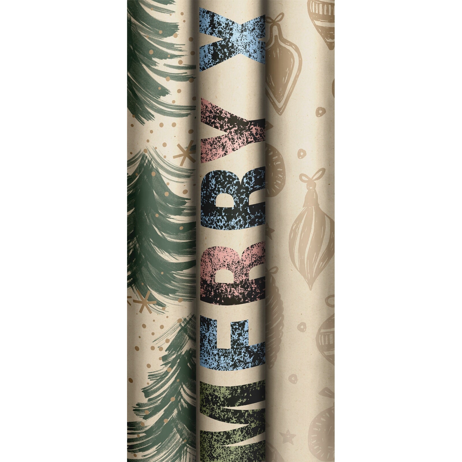 Tree Free Sugarcane Christmas Gift Wrapping Paper Roll 4m by penny black