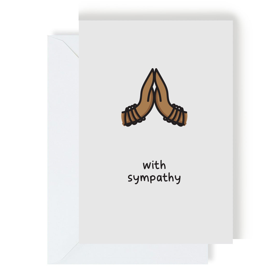 Prayer Hands Sympathy Card by penny black