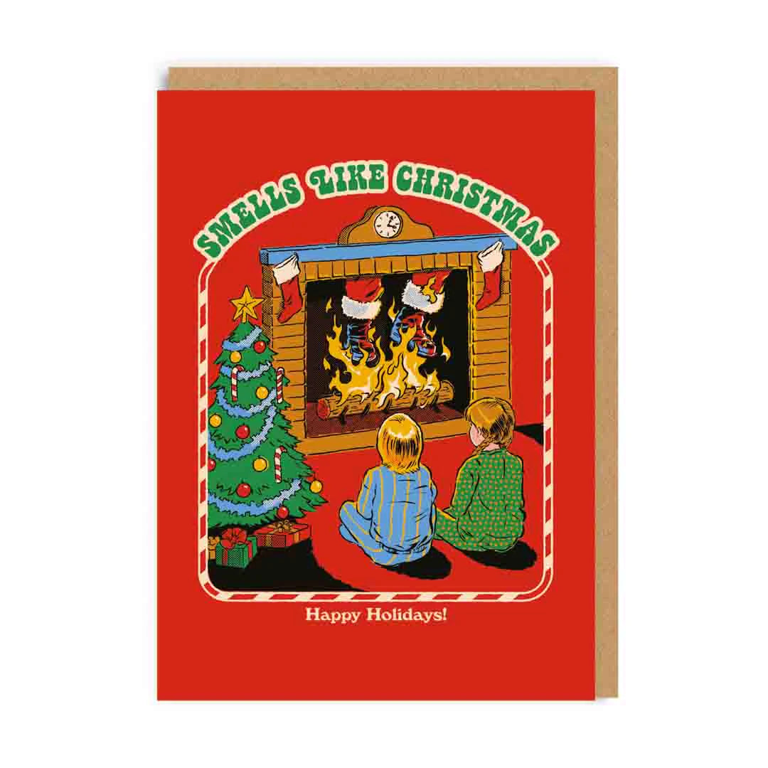 Smells Like Christmas Funny Steven Rhodes Card by Penny Black