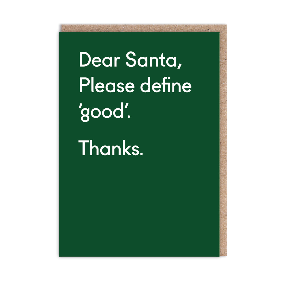 Please Define Good Funny Christmas Card by penny black