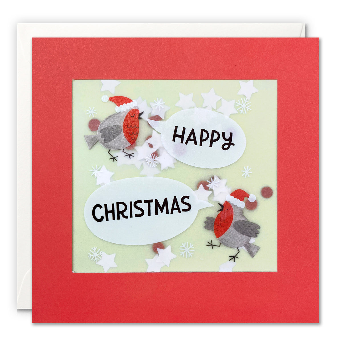 Robin Song Shakies Christmas Card by penny black