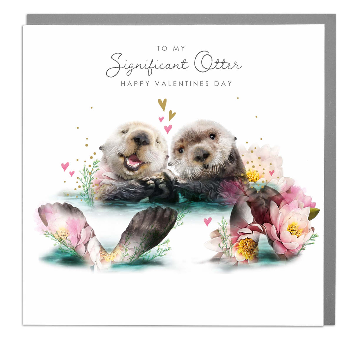 Significant Otter Cute Valentine Card by penny black