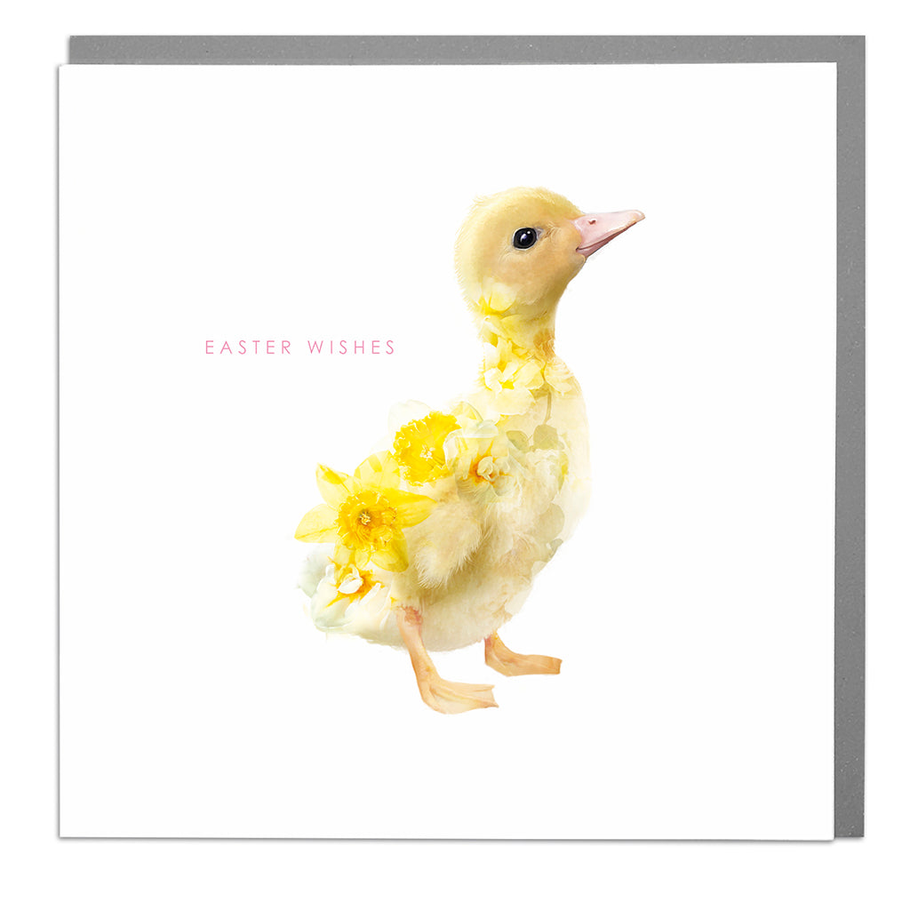 Daffodil Duckling Easter Wishes Card By Penny Black