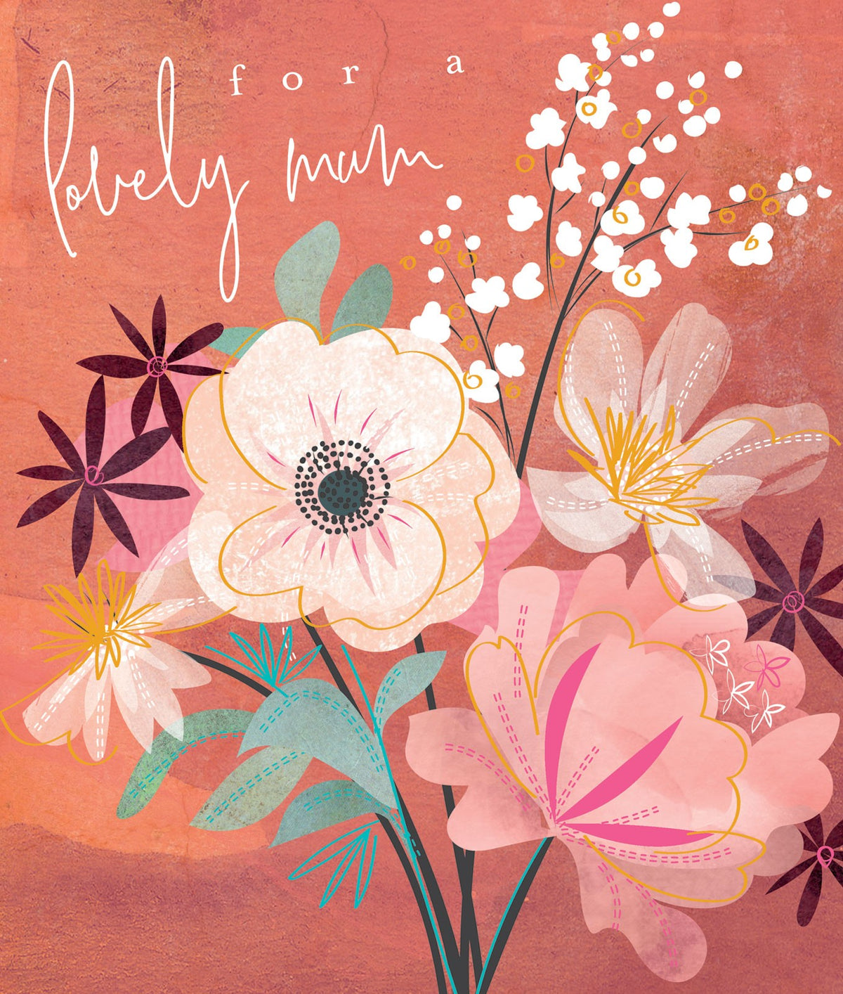 For A Lovely Mum Floral Mother&#39;s Day Card by Penny Black