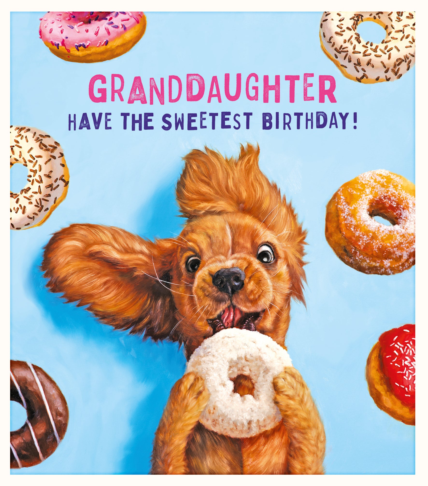 Granddaughter Sweetest Puppy Birthday Card from Penny Black