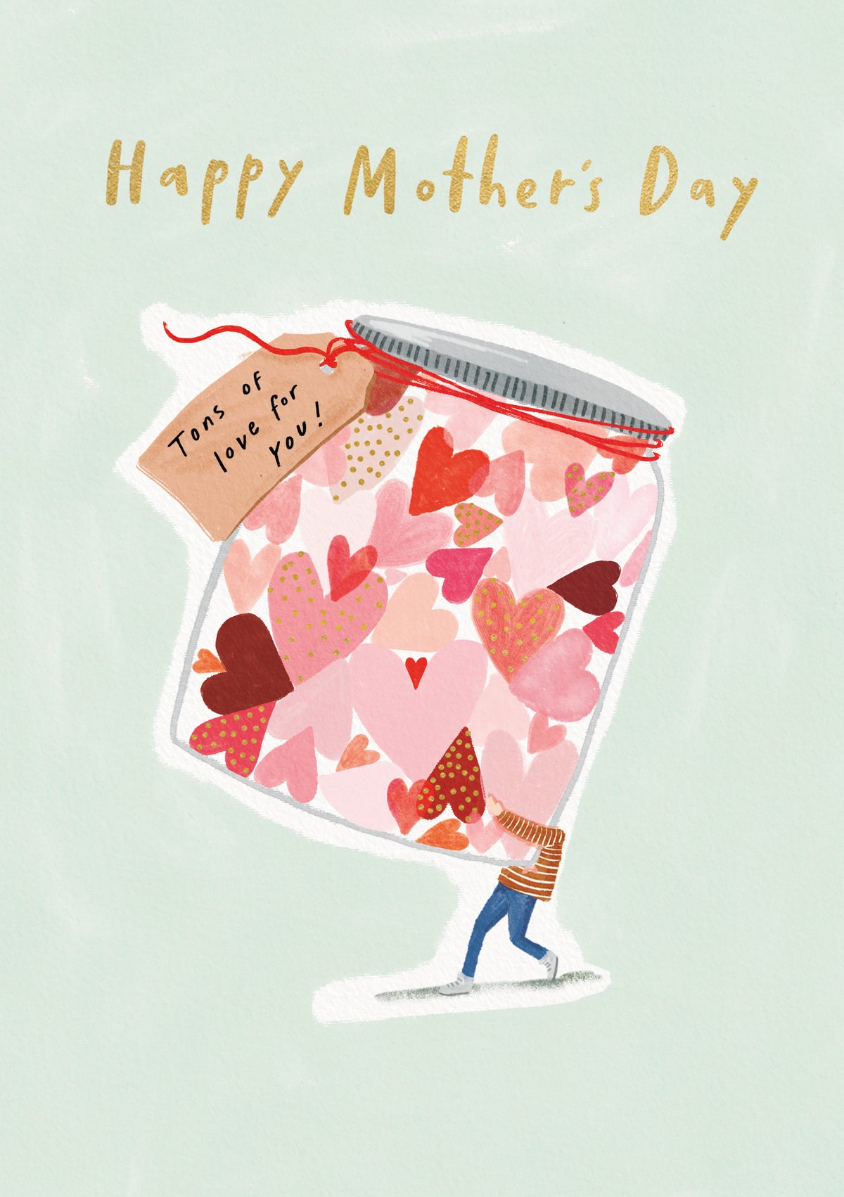 Jar Of Hearts Mother&#39;s Day Card by Penny Black