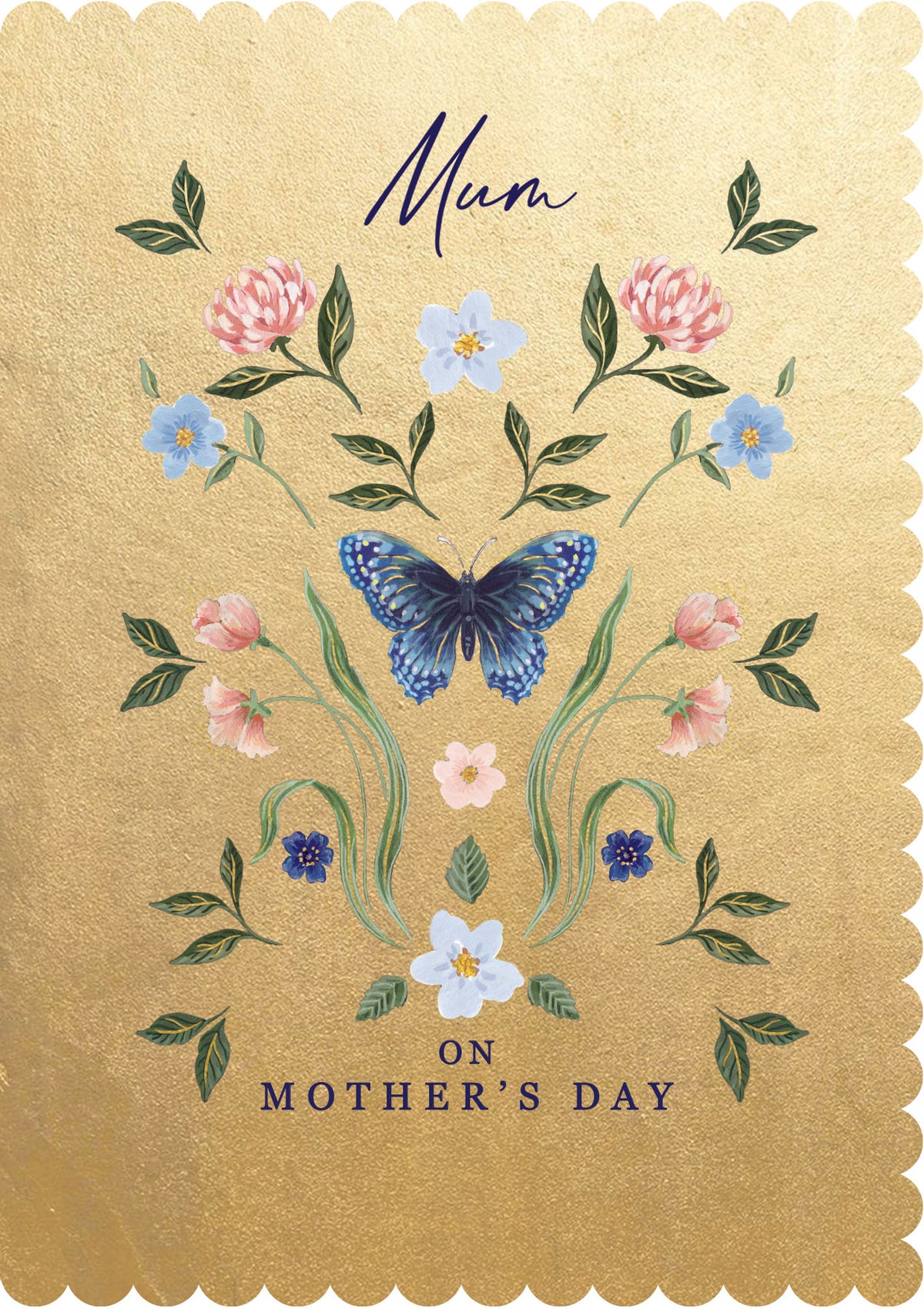 Mum Golden Butterfly Mother&#39;s Day Card by Penny Black