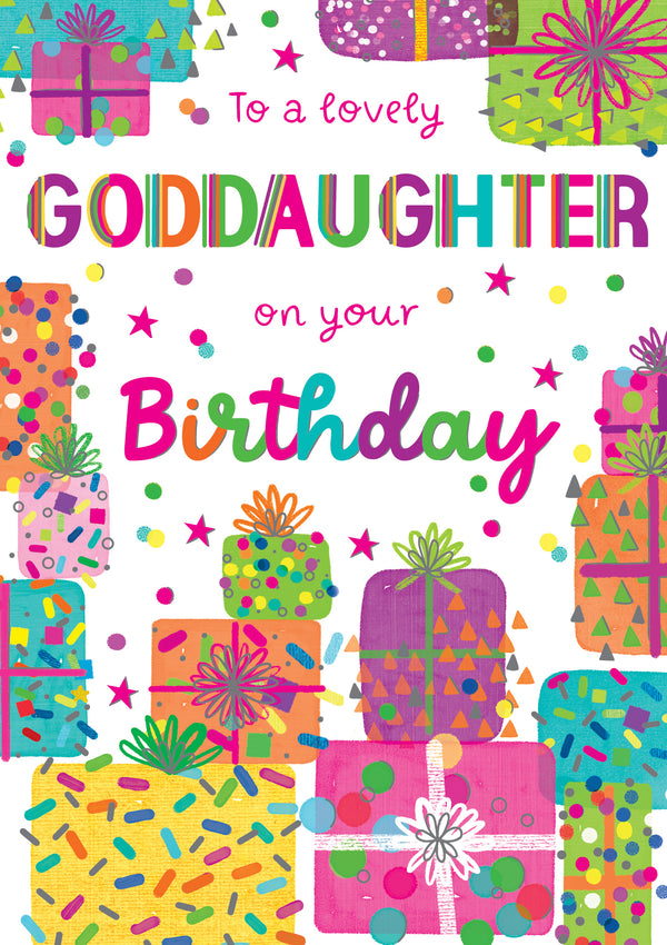 Goddaughter Presents Birthday Card - Penny Black