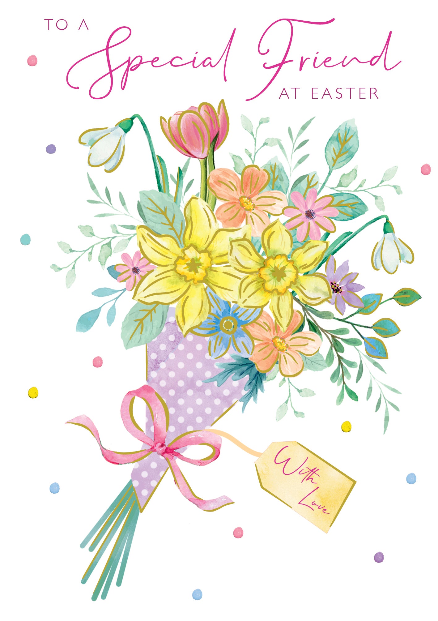 Daffodil Special Friend Easter Card by penny black