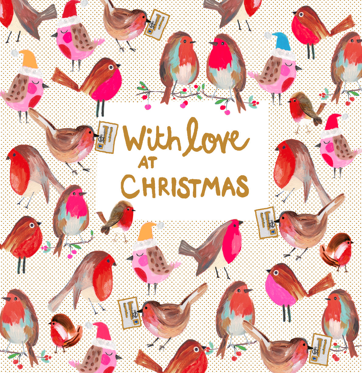 Robin Delivery Christmas Card by penny black