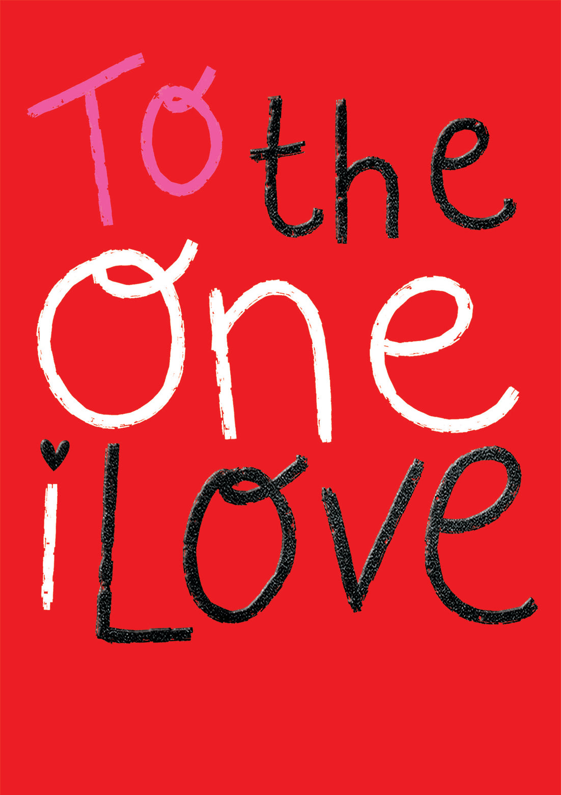 One I Love Script Valentine&#39;s Day Card by penny black