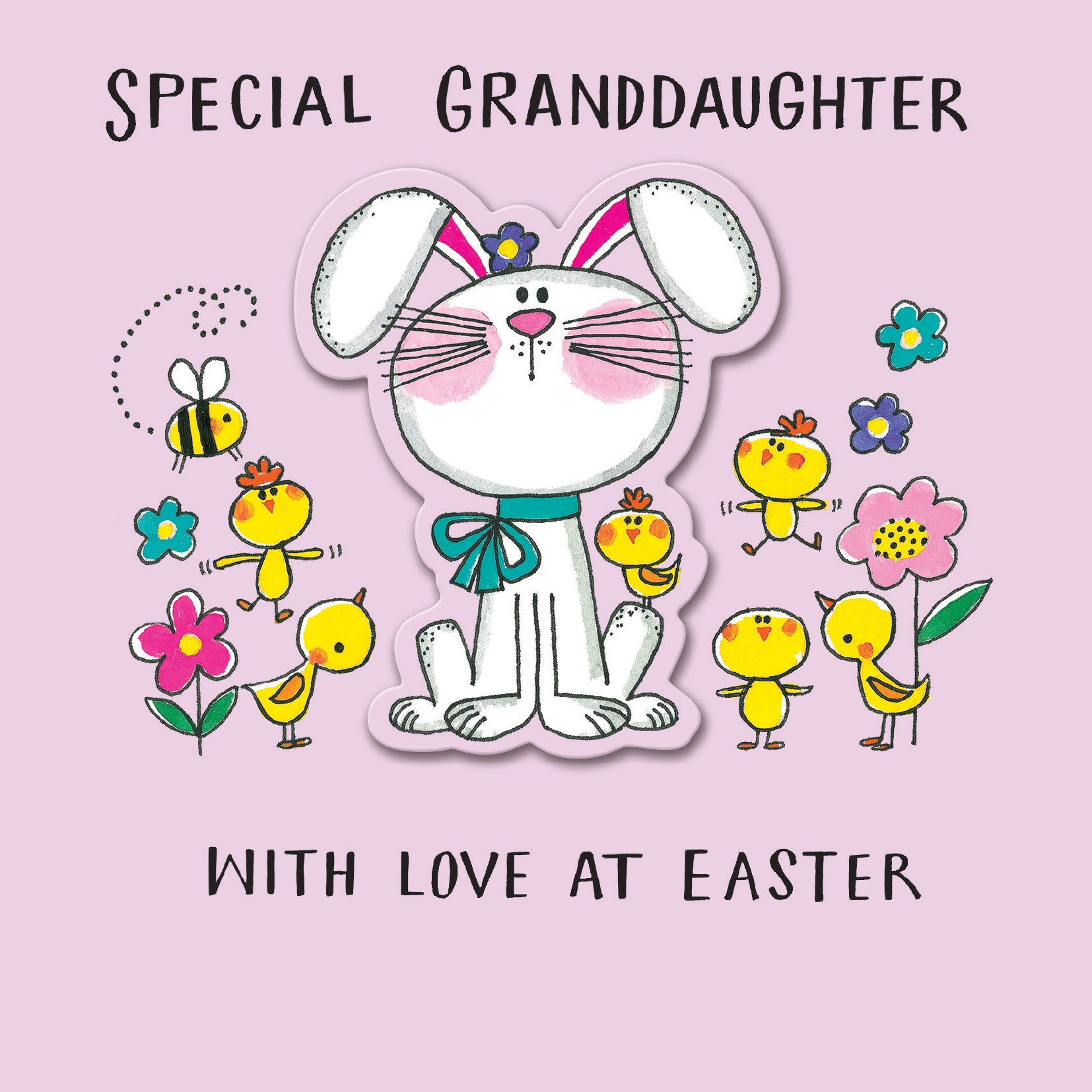 Floppy Bunny Special Granddaughter Easter Card By Penny Black