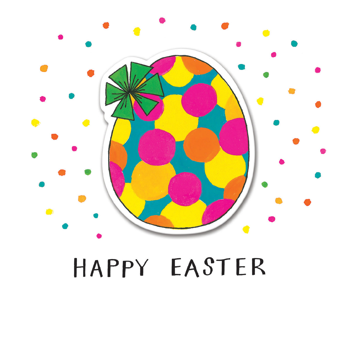 Confetti Egg Bright And Bold Easter Card By Penny Black