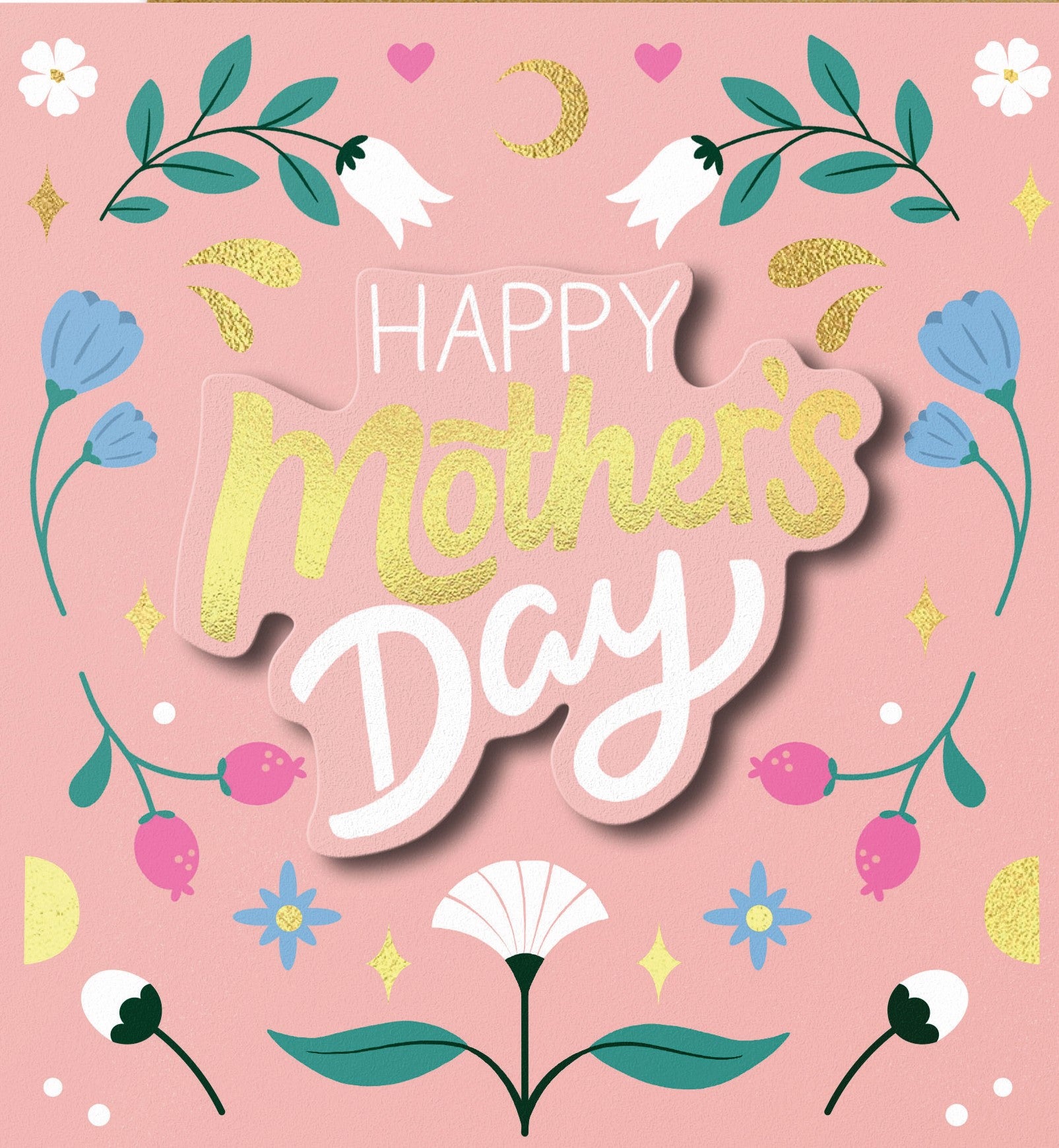 Floral Sprigs Happy Mother's Day Card by Penny Black