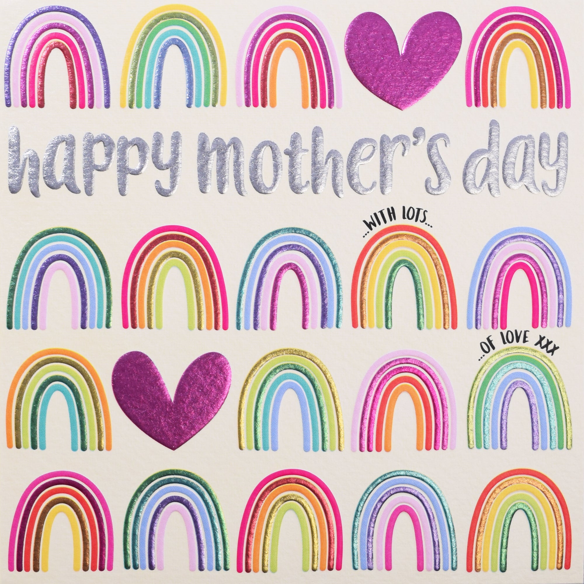 Foil Rainbows Happy Mother's Day Card by Penny Black