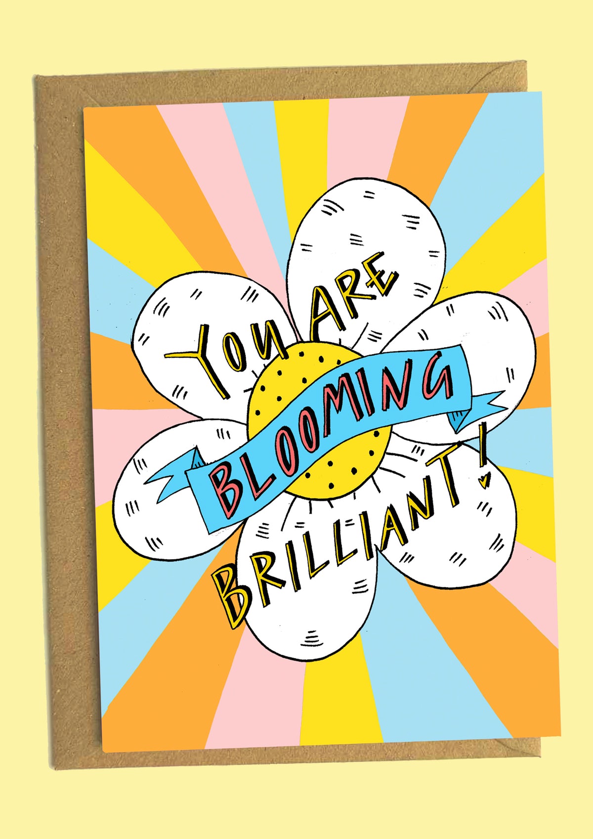 You Are Blooming Brilliant Card by penny black