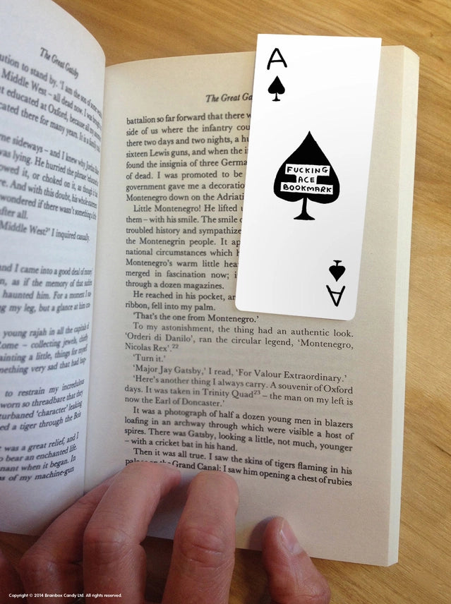 Fucking Ace David Shrigley Magnetic Bookmark by penny black