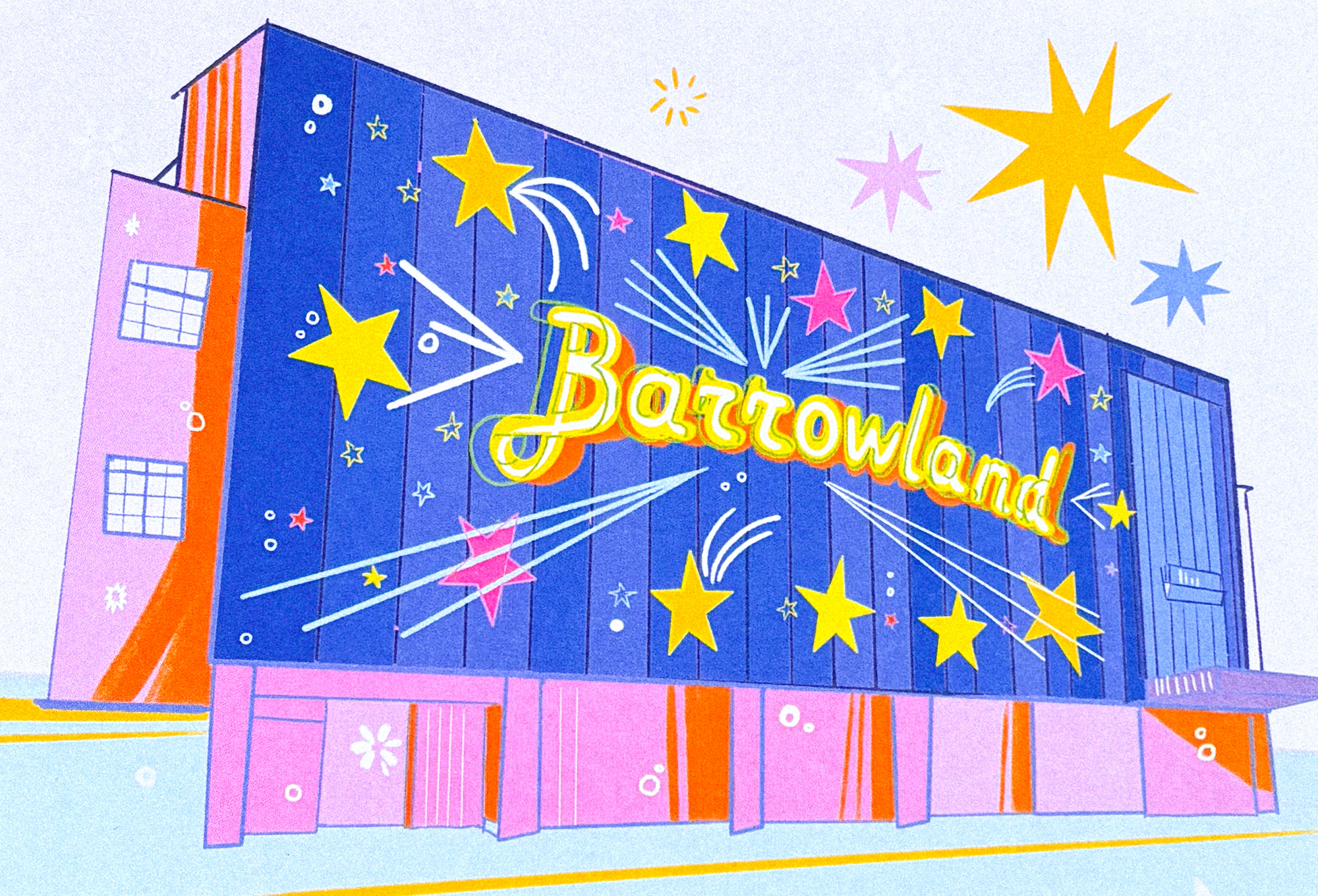 Barrowlands Ballroom Glasgow Card by penny black