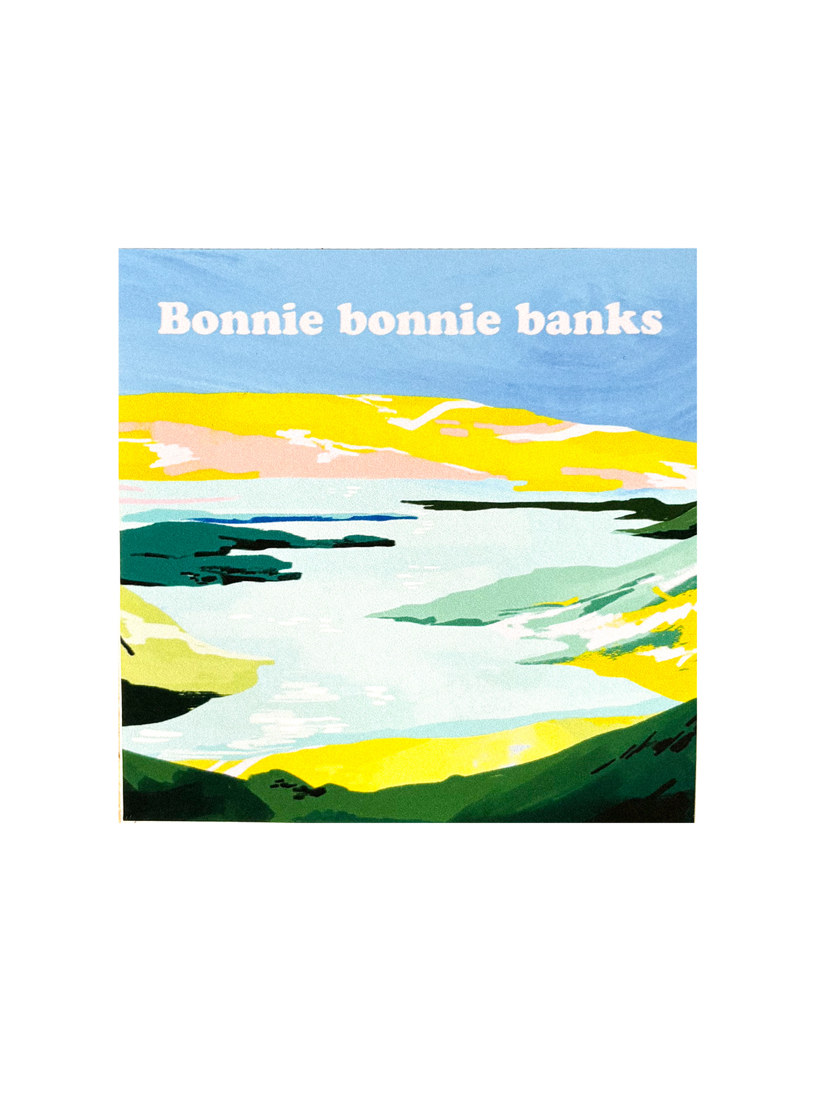 Bonnie Bonnie Banks Loch Lomond Scottish Sticker by penny black