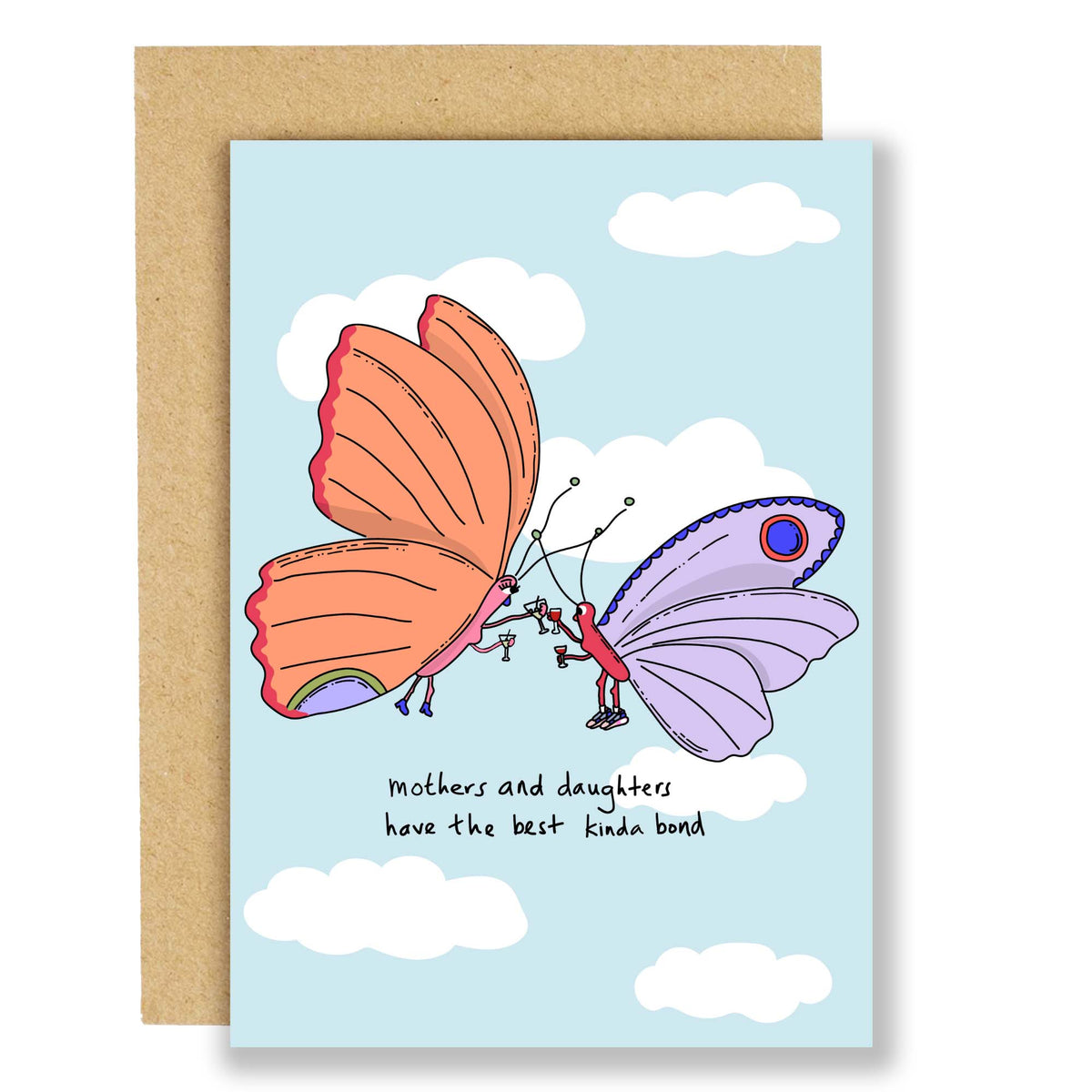 Best Kind of Bond Butterflies Mother&#39;s Day Card by penny black