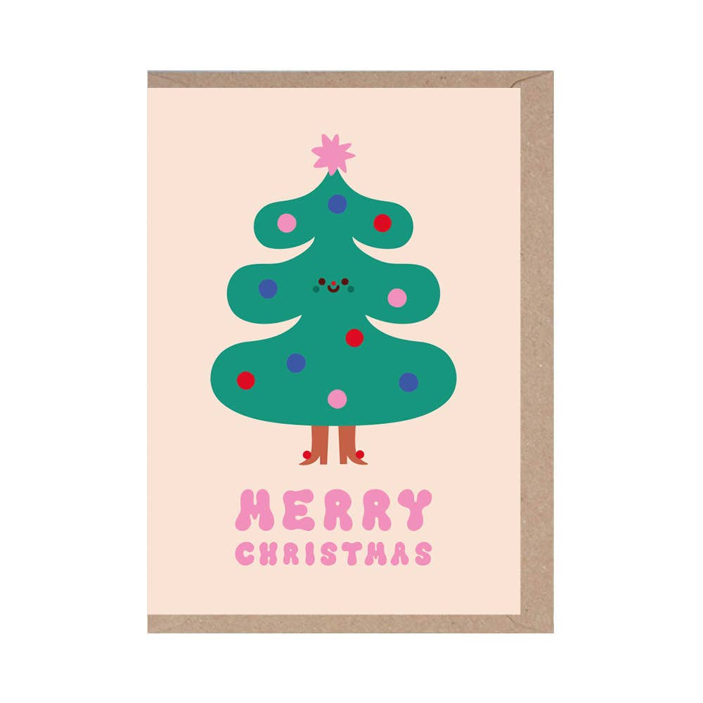 Christmas Tree Hun Festive Card by penny black