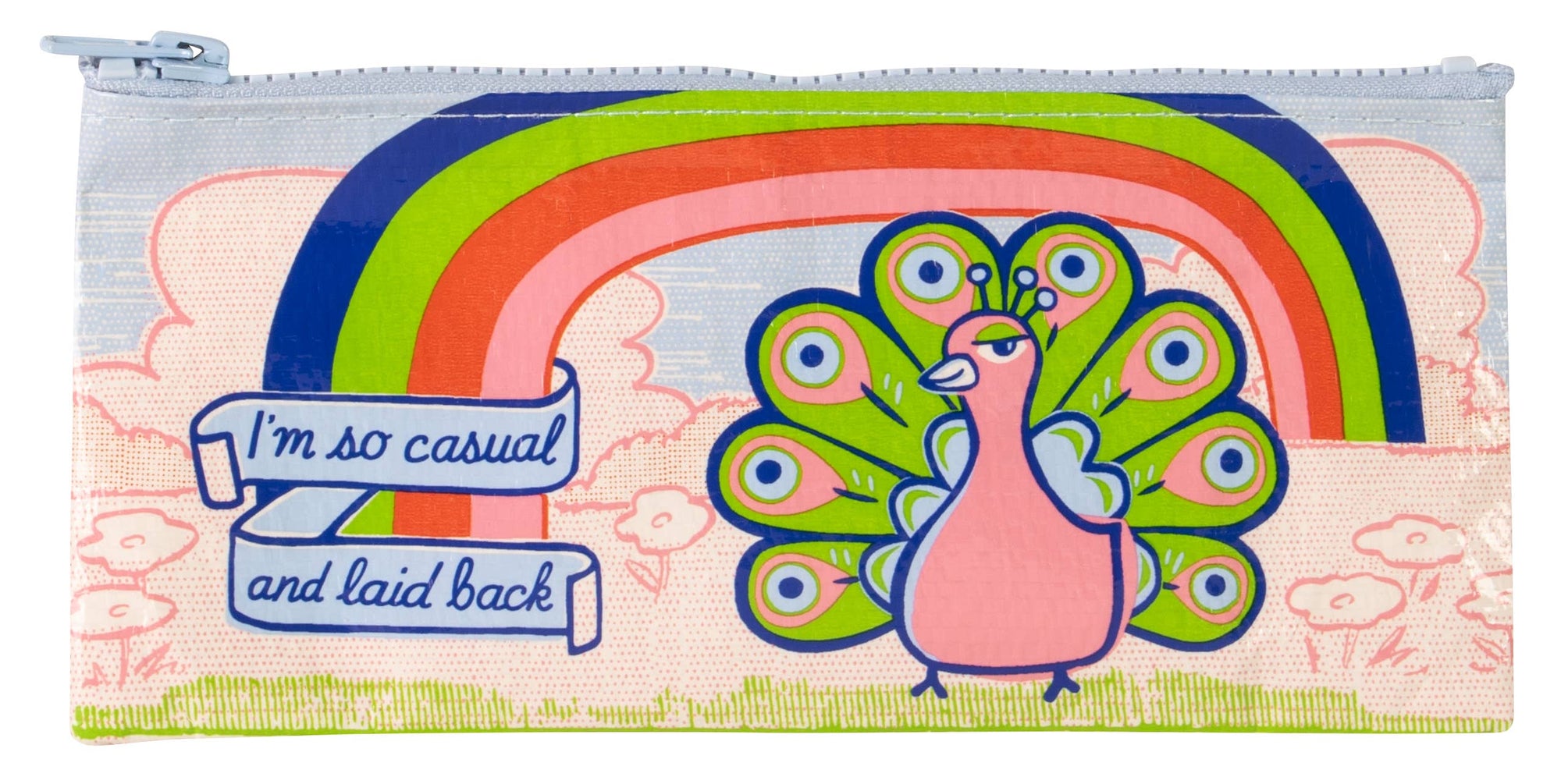 I'm So Casual Blue Q Pencil Case by penny black