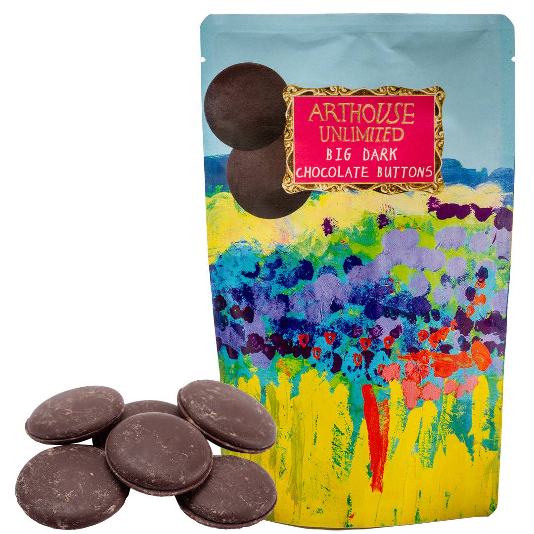 Sea of Daffodils Big Dark Chocolate Buttons by Arthouse Unlimited at penny black