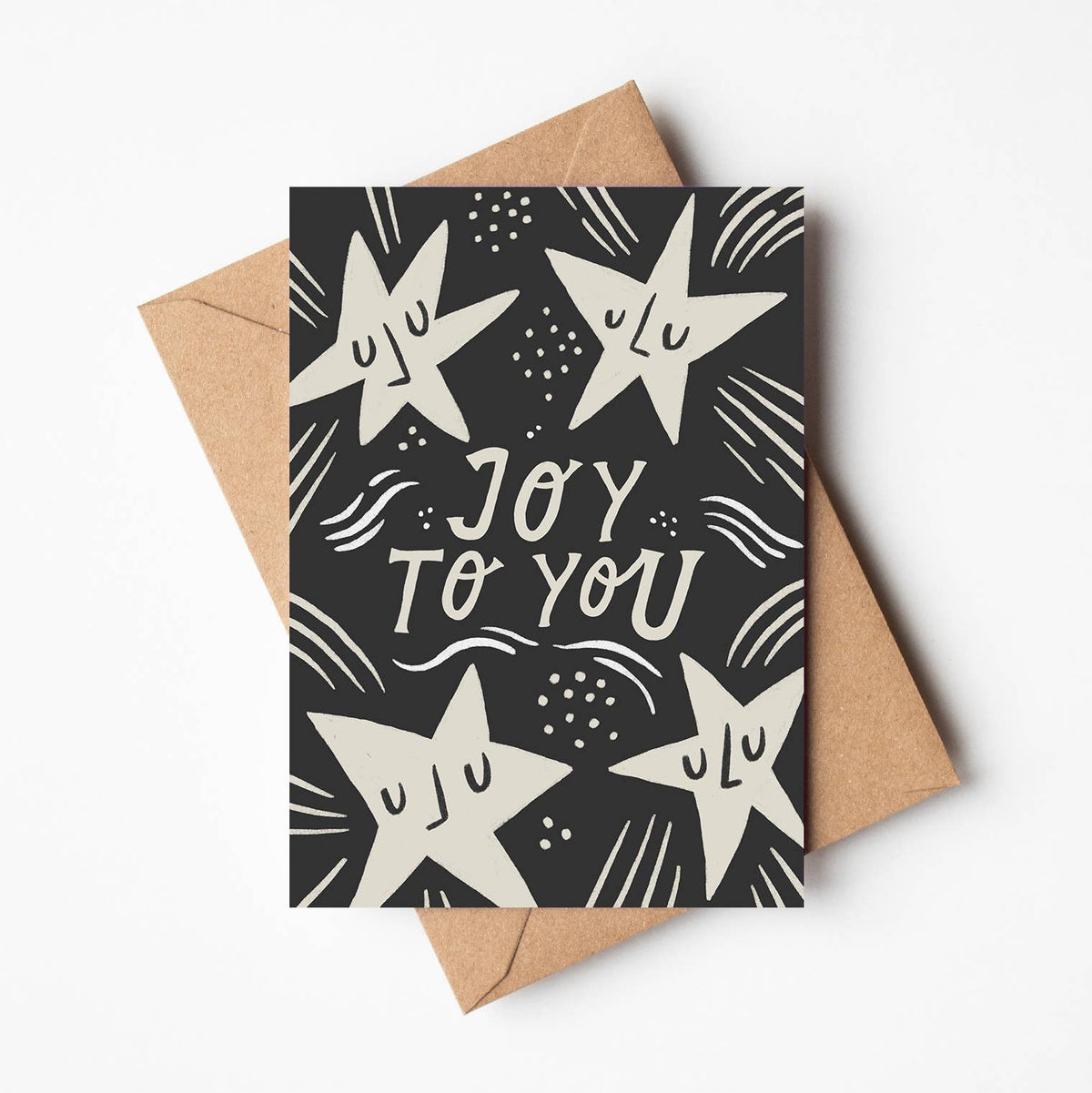 Joy To You Gentle Stars Christmas Card by penny black