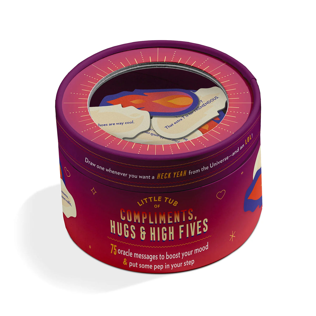 Compliments Hugs &amp; High Fives Oracle Tub by penny black