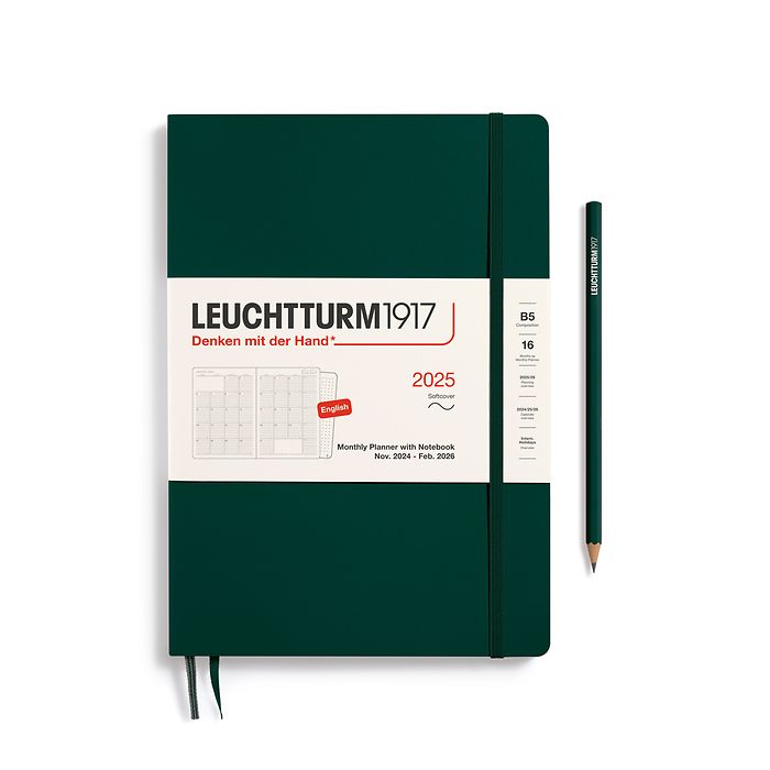 LEUCHTTURM1917 2025 Monthly Planner with Notebook