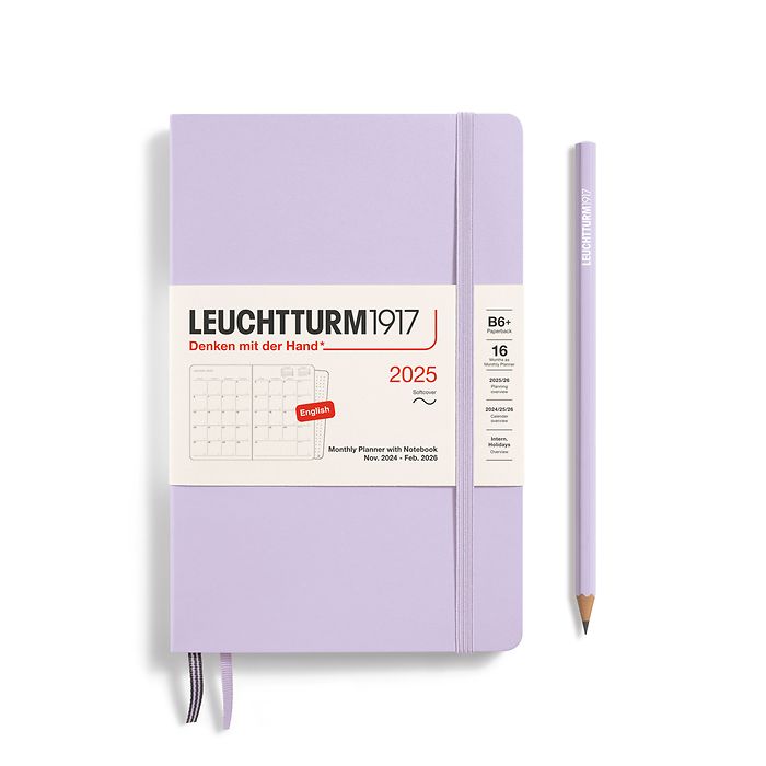 LEUCHTTURM1917 2025 Monthly Planner with Notebook