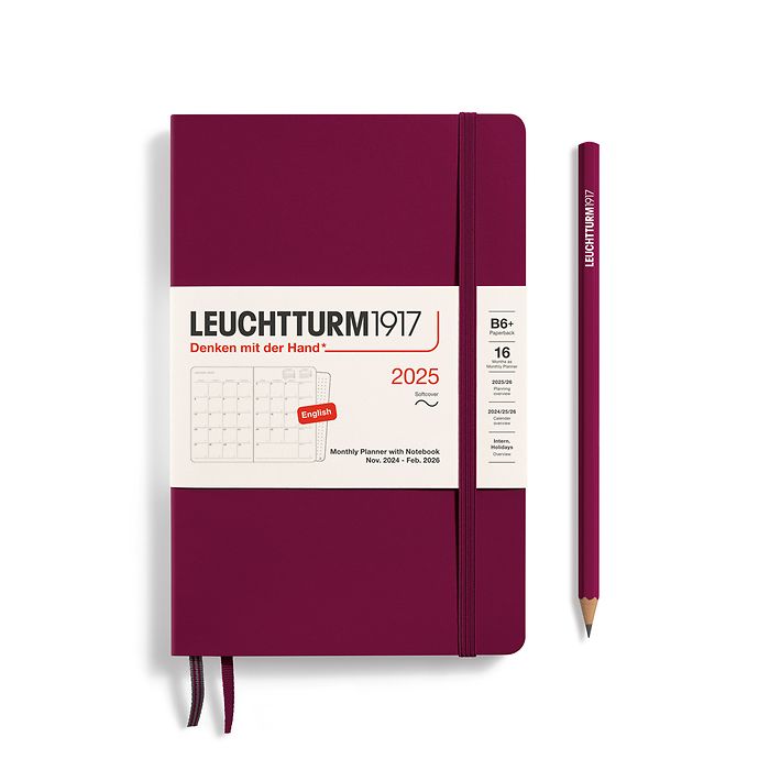 LEUCHTTURM1917 2025 Monthly Planner with Notebook