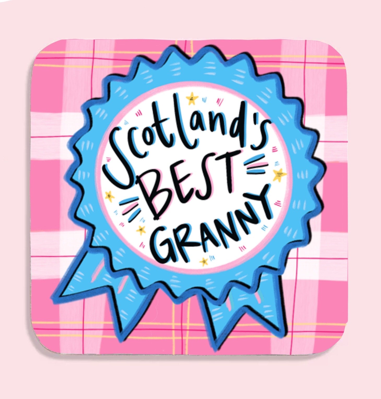 Scotland's Best Granny Coaster by penny black