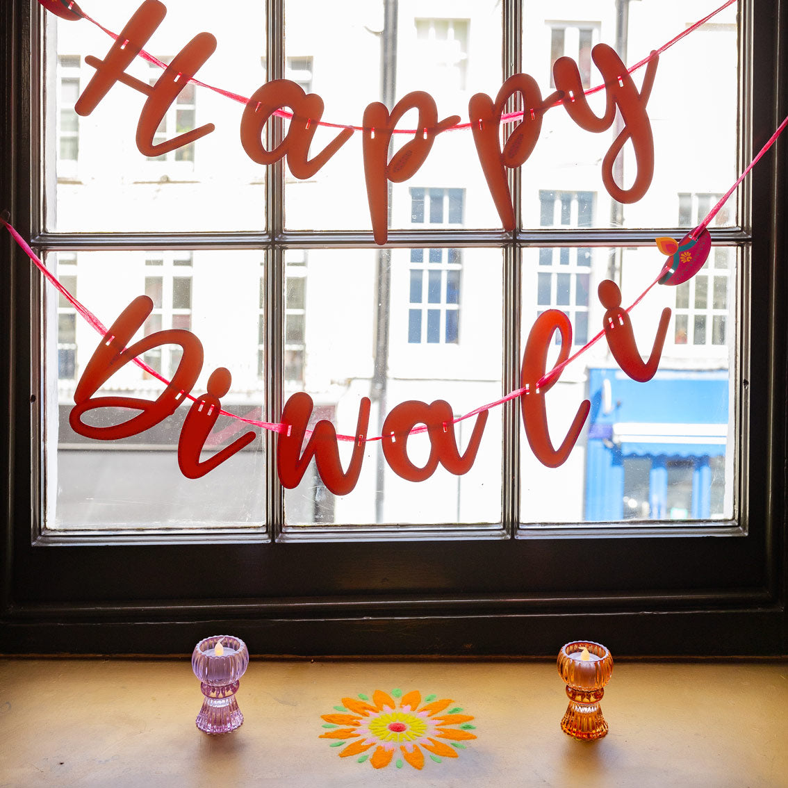 Happy Diwali Paper Garland 3m by penny black