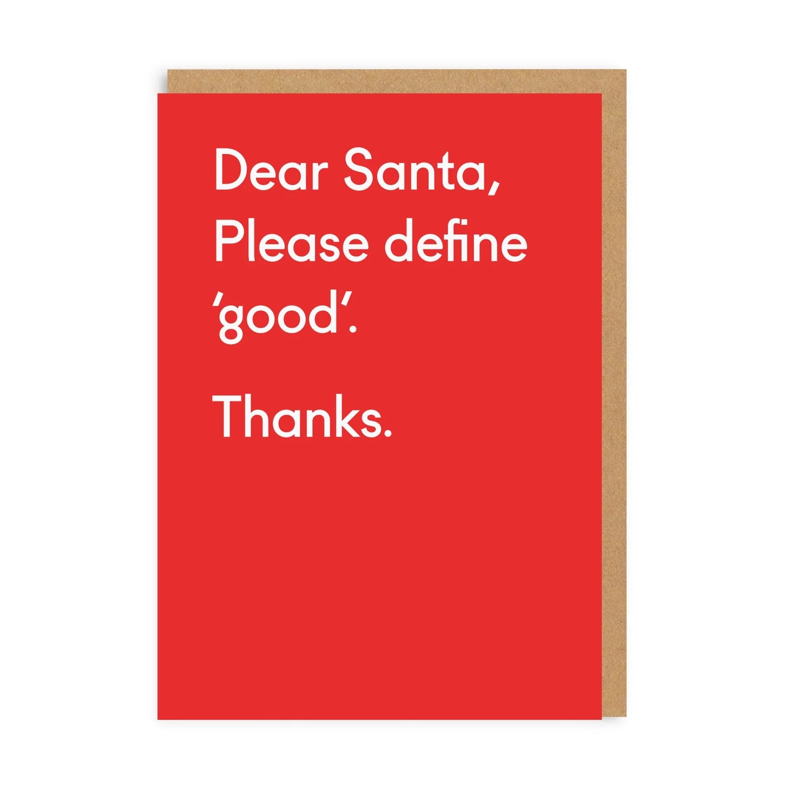 Please Define Good Funny Christmas Card by penny black