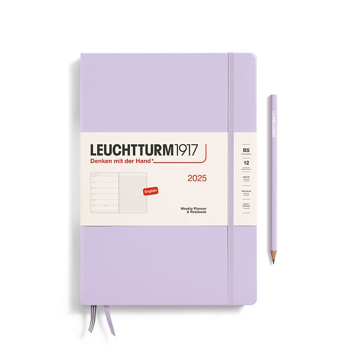 LEUCHTTURM1917 2025 Weekly Planner &amp; Notebook - Hard Cover