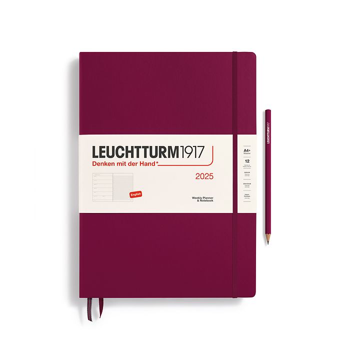 LEUCHTTURM1917 2025 Weekly Planner &amp; Notebook - Hard Cover