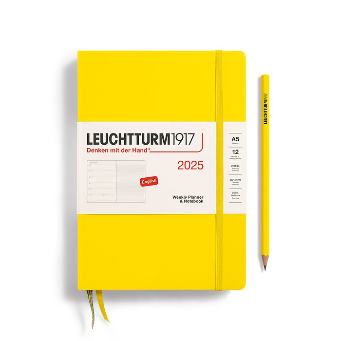 LEUCHTTURM1917 2025 Weekly Planner &amp; Notebook - Hard Cover