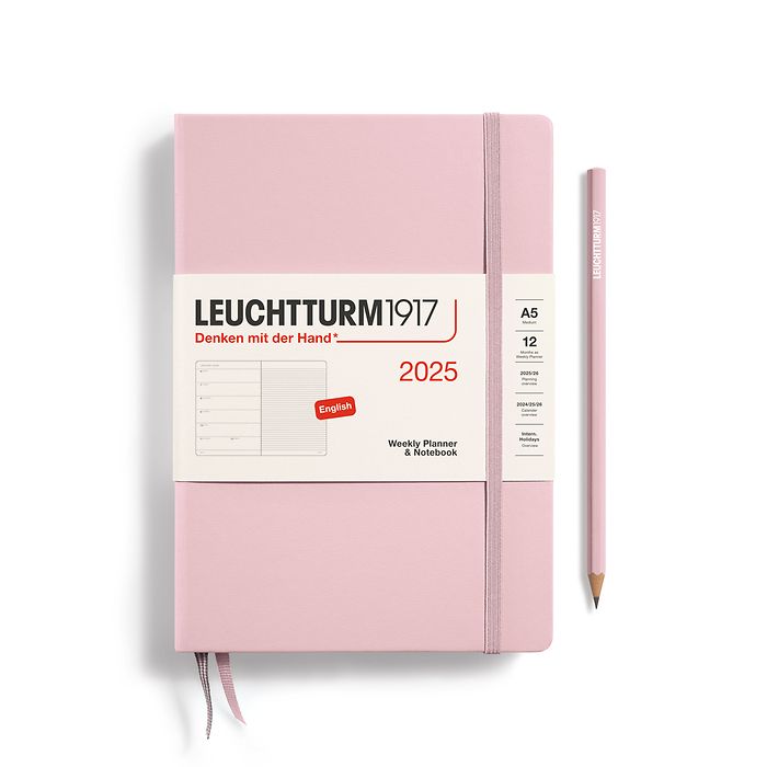 LEUCHTTURM1917 2025 Weekly Planner &amp; Notebook - Hard Cover