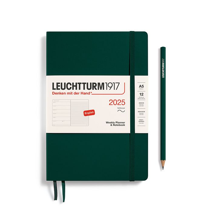 LEUCHTTURM1917 2025 Weekly Planner &amp; Notebook - Soft Cover