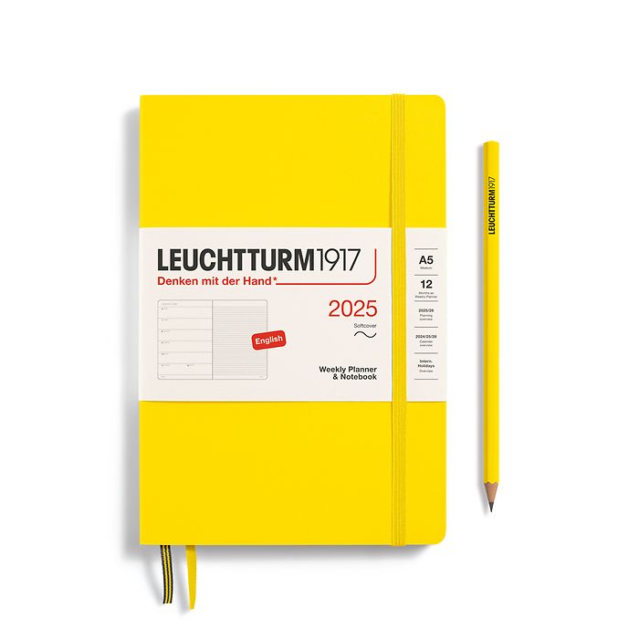 LEUCHTTURM1917 2025 Weekly Planner &amp; Notebook - Soft Cover