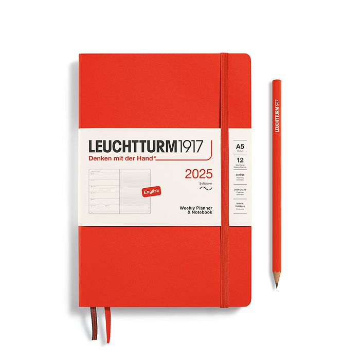 LEUCHTTURM1917 2025 Weekly Planner &amp; Notebook - Soft Cover