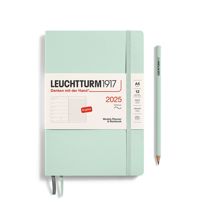 LEUCHTTURM1917 2025 Weekly Planner &amp; Notebook - Soft Cover