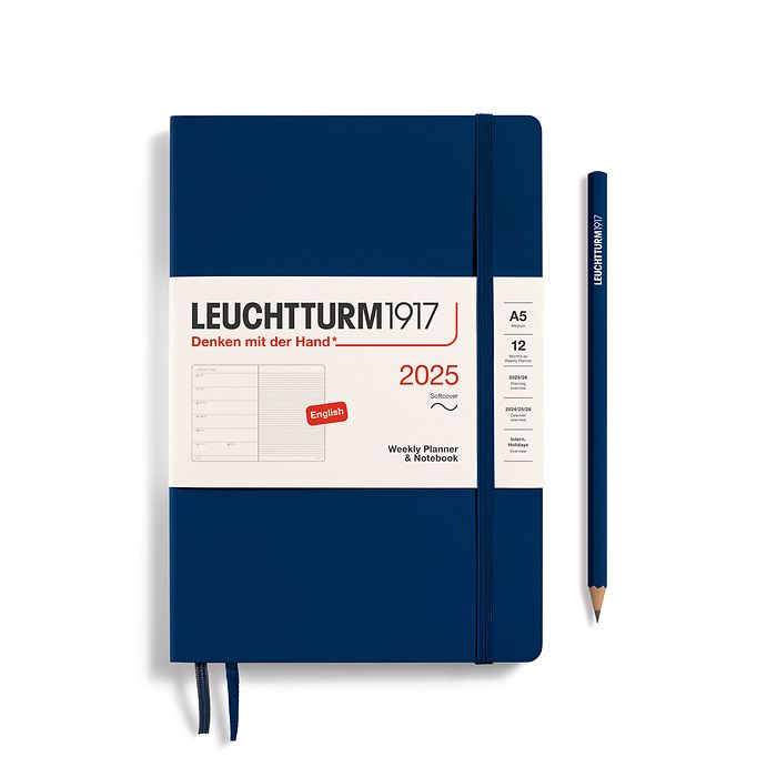 LEUCHTTURM1917 2025 Weekly Planner &amp; Notebook - Soft Cover