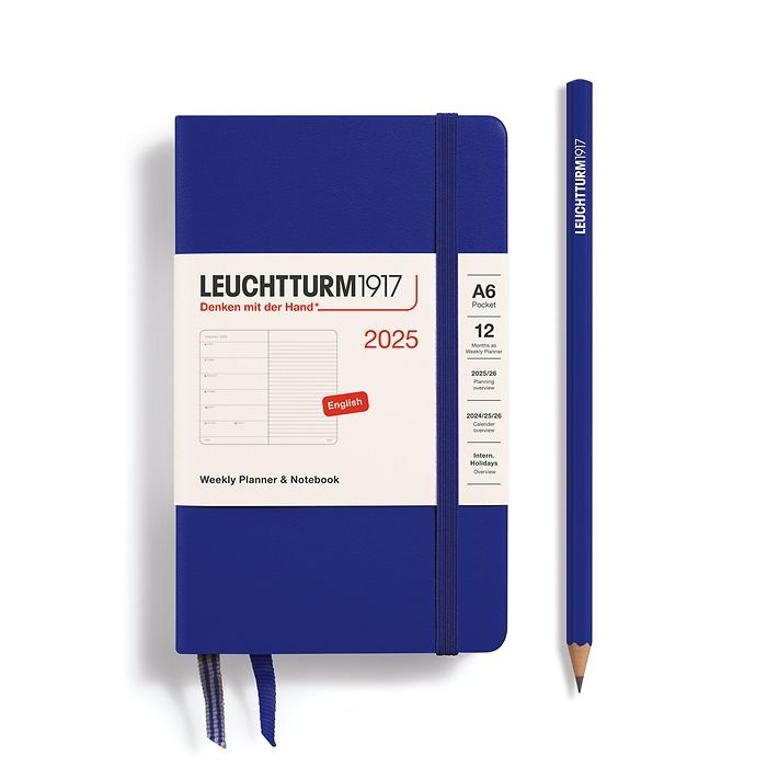 LEUCHTTURM1917 2025 Weekly Planner &amp; Notebook - Hard Cover