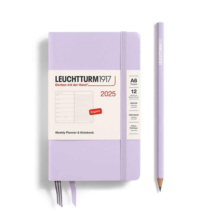 LEUCHTTURM1917 2025 Weekly Planner &amp; Notebook - Hard Cover