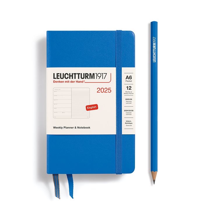 LEUCHTTURM1917 2025 Weekly Planner &amp; Notebook - Hard Cover