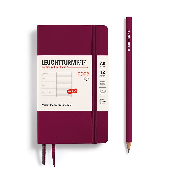 LEUCHTTURM1917 2025 Weekly Planner &amp; Notebook - Soft Cover