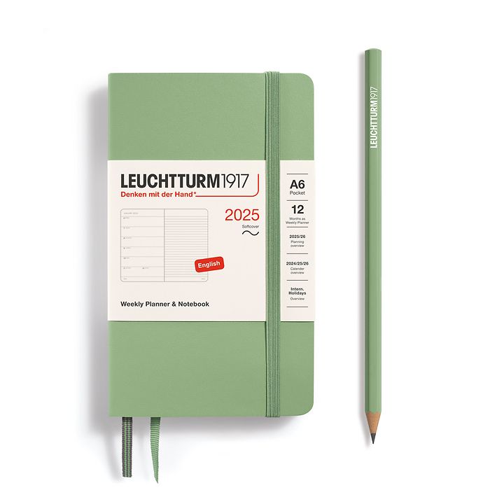 LEUCHTTURM1917 2025 Weekly Planner &amp; Notebook - Soft Cover